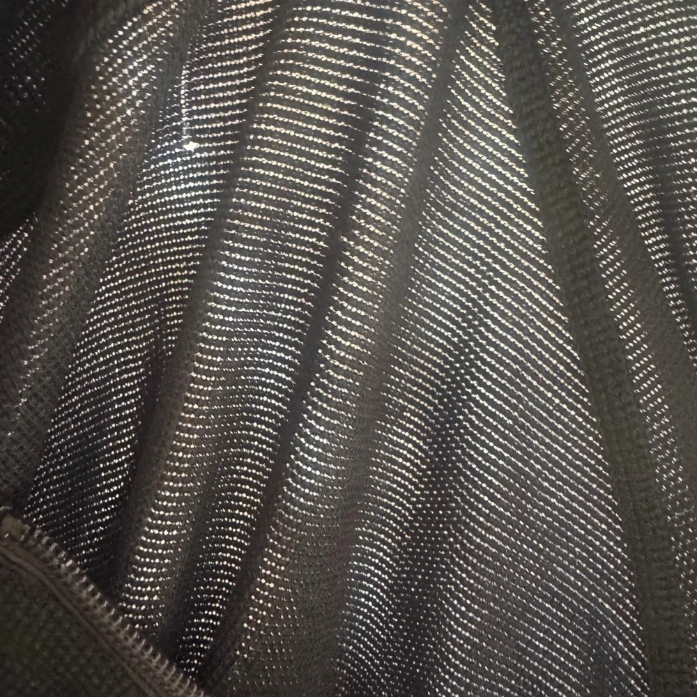Patagonia Lightweight Quarter Zip Pullover Men’s Small/Medium Black Thin Layer